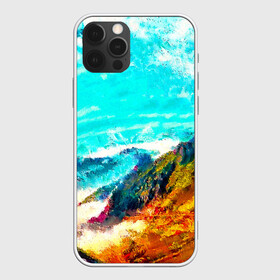 Чехол для iPhone 12 Pro Max с принтом Японские горы в Екатеринбурге, Силикон |  | art | japan | summer | азия | акварель | восток | восход | горы | деревья | искусство | картина | краски | красочный | лес | летние | лето | мазки | небесный | облака | пейзаж | природа | разноцветные | рассвет