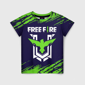 Детская футболка 3D с принтом FREE FIRE / ФРИ ФАЕР в Екатеринбурге, 100% гипоаллергенный полиэфир | прямой крой, круглый вырез горловины, длина до линии бедер, чуть спущенное плечо, ткань немного тянется | Тематика изображения на принте: afth | ahb | ahbafth | fire | fps | free | freefire | garena | logo | master | mobile | online | акуу | акууашку | ашку | гарена | игра | игры | лого | логотип | логотипы | мастер | мобильная | нож | онлайн | символ | символы | фаер | фире | фпс 