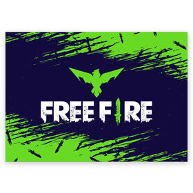 Поздравительная открытка с принтом FREE FIRE / ФРИ ФАЕР в Екатеринбурге, 100% бумага | плотность бумаги 280 г/м2, матовая, на обратной стороне линовка и место для марки
 | afth | ahb | ahbafth | fire | fps | free | freefire | garena | logo | master | mobile | online | акуу | акууашку | ашку | гарена | игра | игры | лого | логотип | логотипы | мастер | мобильная | нож | онлайн | символ | символы | фаер | фире | фпс 