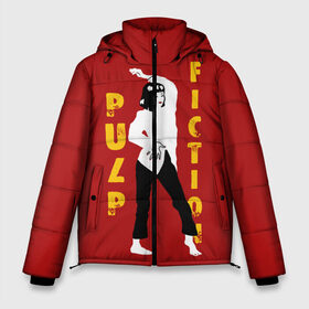 Мужская зимняя куртка 3D с принтом Pulp Fiction в Екатеринбурге, верх — 100% полиэстер; подкладка — 100% полиэстер; утеплитель — 100% полиэстер | длина ниже бедра, свободный силуэт Оверсайз. Есть воротник-стойка, отстегивающийся капюшон и ветрозащитная планка. 

Боковые карманы с листочкой на кнопках и внутренний карман на молнии. | актеры | бандиты | боевик | бульварное | винсент | герои | девяностые | джулс | знаменитости | кинофильм | комедия | криминал | криминальное | лихие | логотип | миа | персонажи | преступники | ретро