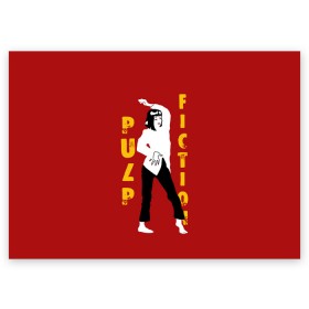 Поздравительная открытка с принтом Pulp Fiction в Екатеринбурге, 100% бумага | плотность бумаги 280 г/м2, матовая, на обратной стороне линовка и место для марки
 | актеры | бандиты | боевик | бульварное | винсент | герои | девяностые | джулс | знаменитости | кинофильм | комедия | криминал | криминальное | лихие | логотип | миа | персонажи | преступники | ретро