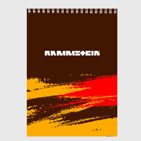 Скетчбук с принтом RAMMSTEIN / РАМШТАЙН в Екатеринбурге, 100% бумага
 | 48 листов, плотность листов — 100 г/м2, плотность картонной обложки — 250 г/м2. Листы скреплены сверху удобной пружинной спиралью | Тематика изображения на принте: hfvinfqy | lindeman | lindemann | logo | metal | music | rammstein | ramstein | rock | til | till | группа | концерт | концерты | кфььыеушт | линдеман | линдеманн | лого | логотип | логотипы | метал | музыка | раммштайн | рамштайн | рок | символ