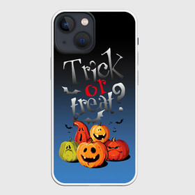 Чехол для iPhone 13 mini с принтом Кошелёк или жизнь в Екатеринбурге,  |  | bat | halloween | jaw | pumpkin | smile | летучая мышь | пасть | тыква | улыбка | хэллоуин