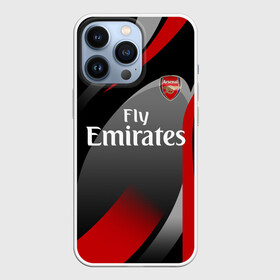 Чехол для iPhone 13 Pro с принтом ARSENAL UNIFORM в Екатеринбурге,  |  | Тематика изображения на принте: arsenal | arsenal uniform | aubameyang | champions league | england | fc | football club | sport | англия | арсенал | лига чемпионов | лондон | обамеянг | премьер лига | спортивные | униформа | фирменые цвета | фк | футбольный клуб