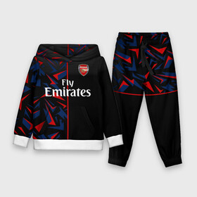 Детский костюм 3D (с толстовкой) с принтом ARSENAL UNIFORM 2020 в Екатеринбурге,  |  | arsenal | arsenal uniform | aubameyang | champions league | england | fc | football club | sport | англия | арсенал | лига чемпионов | лондон | обамеянг | премьер лига | спортивные | униформа | фирменые цвета | фк | футбольный клуб