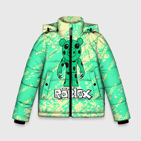 Зимняя куртка для мальчиков 3D с принтом Свинка Пигги из Roblox в Екатеринбурге, ткань верха — 100% полиэстер; подклад — 100% полиэстер, утеплитель — 100% полиэстер | длина ниже бедра, удлиненная спинка, воротник стойка и отстегивающийся капюшон. Есть боковые карманы с листочкой на кнопках, утяжки по низу изделия и внутренний карман на молнии. 

Предусмотрены светоотражающий принт на спинке, радужный светоотражающий элемент на пуллере молнии и на резинке для утяжки | Тематика изображения на принте: pig | piggi | roblox | svinka | игра | пигги