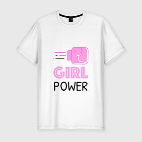 Мужская футболка премиум с принтом GRL PWR (Z) в Екатеринбурге, 92% хлопок, 8% лайкра | приталенный силуэт, круглый вырез ворота, длина до линии бедра, короткий рукав | emancipatio | feminism | girl power | girl to the power | mint juleps | spice girls | девичья сила | детерминизм | дискриминации женщин | кретинизм | неравенства полов | фемина | феминизация | феминизм | феминистка | феминность