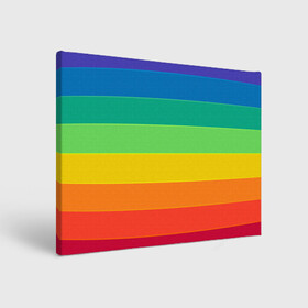 Холст прямоугольный с принтом Радуга | Rainbow (Z) в Екатеринбурге, 100% ПВХ |  | rainbow | summer | ирида | летняя | радуга | радужный | разноцветная | семицвет | яркая