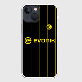 Чехол для iPhone 13 mini с принтом BORUSSIA DORTMUND в Екатеринбурге,  |  | 09 | borussia | borussia dortmund | bvb | bvb 09 | dortmund | fc | football club | sport | боруссия | дортмунд | спортивные | униформа | фирменые цвета | фк | футбольный клуб