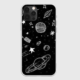 Чехол для iPhone 12 Pro Max с принтом Cosmos в Екатеринбурге, Силикон |  | Тематика изображения на принте: comet | cosmos | moon | planet | satellite | saturn | space | star | weightlessness | звезда | комета | космос | луна | невесомость | планета | сатурн | спутник