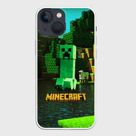 Чехол для iPhone 13 mini с принтом MINECRAFT   МАЙНКРАФТ КРИПЕР в Екатеринбурге,  |  | craft | creeper | dungeon | dungeons | earth | game | logo | mine | minecraft | minecraft dungeons | mobile | online | дунгеонс | земля | зомби | игра | крипер | лого | майкрафт | майнкрафт | онлайн | подземелье