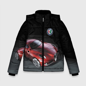 Зимняя куртка для мальчиков 3D с принтом Alfa Romeo в Екатеринбурге, ткань верха — 100% полиэстер; подклад — 100% полиэстер, утеплитель — 100% полиэстер | длина ниже бедра, удлиненная спинка, воротник стойка и отстегивающийся капюшон. Есть боковые карманы с листочкой на кнопках, утяжки по низу изделия и внутренний карман на молнии. 

Предусмотрены светоотражающий принт на спинке, радужный светоотражающий элемент на пуллере молнии и на резинке для утяжки | alfa romeo | car | italy | motorsport | prestige | автоспорт | альфа ромео | италия | престиж