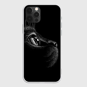 Чехол для iPhone 12 Pro Max с принтом Черный кот в Екатеринбурге, Силикон |  | black | cat | eyes | kitten | kitty | pussy | pussycat | взгляд | глаз | глаза | кот | кота | котенок | коты | котят | котята | котячьи | кошачьи | кошка | кошки | мордочка | нос | носик | с котом | усатый | усики | усища | усищи | че