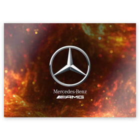 Поздравительная открытка с принтом MERCEDES / МЕРСЕДЕС в Екатеринбурге, 100% бумага | плотность бумаги 280 г/м2, матовая, на обратной стороне линовка и место для марки
 | Тематика изображения на принте: amg | auto | bens | benz | logo | merc | mercedes | mercedes benz | mersedes | moto | star | vthctltc | авто | амг | бенц | звезда | класс | лого | логотип | мерин | мерс | мерседес | мерседес бенц | мото | символ | символы | ьуксувуы