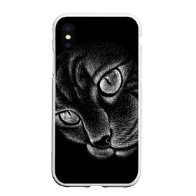 Чехол для iPhone XS Max матовый с принтом Волшебный кот в Екатеринбурге, Силикон | Область печати: задняя сторона чехла, без боковых панелей | Тематика изображения на принте: black | cat | eyes | kitten | kitty | pussy | pussycat | взгляд | глаз | глаза | кот | кота | котенок | коты | котят | котята | котячьи | кошачьи | кошка | кошки | мордочка | нос | носик | с котом | усатый | усики | усища | усищи | че