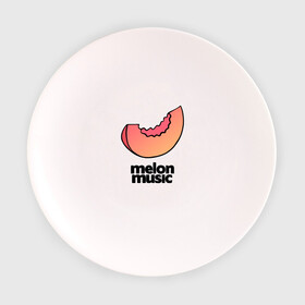 Тарелка 3D с принтом MELON MUSIC в Екатеринбурге, фарфор | диаметр - 210 мм
диаметр для нанесения принта - 120 мм | mayot | melon | music | seemee | yungway | вэй | дыни | майот | мелон | мьюзик | сими | янг | янгвэй
