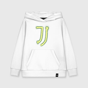 Детская толстовка хлопок с принтом Juventus Spray logo (2021) в Екатеринбурге, 100% хлопок | Круглый горловой вырез, эластичные манжеты, пояс, капюшен | 0x000000123 | juve | juventus | ronaldo | юве | ювентус