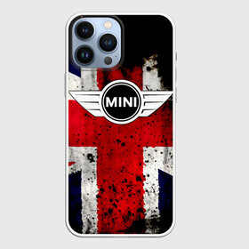 Чехол для iPhone 13 Pro Max с принтом Mini Cooper в Екатеринбурге,  |  | bmw | mini | mini cooper | авто | англия | бмв | британия | великобритания | машина | мини | мини купер | тачка