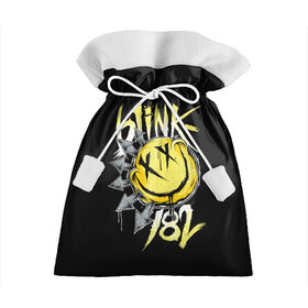 Подарочный 3D мешок с принтом Blink 182 в Екатеринбурге, 100% полиэстер | Размер: 29*39 см | i miss you | mark hoppus | the rock show | travis barker | vevo | марк аллан хоппус | панк | рок | том делонг
