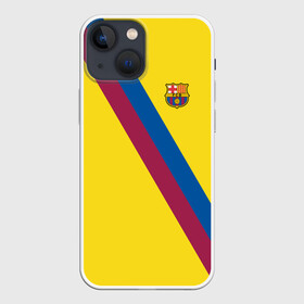 Чехол для iPhone 13 mini с принтом BARCELONA в Екатеринбурге,  |  | barcelona | champions | fc | fc barcelona 20 21 | fcb | football club | league | lionel | messi | spain | sport | барселона | испания | лига | лионель | месси | спортивные | униформа | фирменые цвета | фк | футбольный клуб | чемпионов