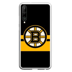 Чехол для Honor P30 с принтом BOSTON BRUINS NHL в Екатеринбурге, Силикон | Область печати: задняя сторона чехла, без боковых панелей | black | boston | bruins | hockey | ice | logo | nhl | sport | usa | бостон | брюинз | логотип | нхл | спорт | хоккей