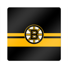Магнит виниловый Квадрат с принтом BOSTON BRUINS NHL в Екатеринбурге, полимерный материал с магнитным слоем | размер 9*9 см, закругленные углы | Тематика изображения на принте: black | boston | bruins | hockey | ice | logo | nhl | sport | usa | бостон | брюинз | логотип | нхл | спорт | хоккей