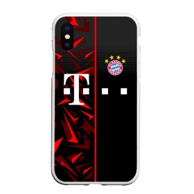 Чехол для iPhone XS Max матовый с принтом FC Bayern Munchen Форма в Екатеринбурге, Силикон | Область печати: задняя сторона чехла, без боковых панелей | bayern | bayern munchen | champions league | fc bayern munchen | germany | munchen | бавария | германия | левандовски | лига чемпионов | мюнхен | рибери | роббен