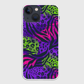 Чехол для iPhone 13 mini с принтом Африканский дух в Екатеринбурге,  |  | africa | african | animal | animals | colorful | feather | feathers | leopard | lion | palms | pantera | spirit | tiger | zebra | африка | африканская | дух | духи | животные | зебра | краска | лев | леопард | пальмы | пантера | перья | пятн