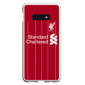 Чехол для Samsung S10E с принтом Liverpool FC в Екатеринбурге, Силикон | Область печати: задняя сторона чехла, без боковых панелей | football | liverpool fc | liverpool football club | soccer | uefa | англия | клуб | ливерпуль | лига | матч | мяч | спорт | уефа | футбол | хендерсон