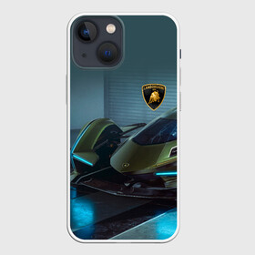 Чехол для iPhone 13 mini с принтом Lamborghini в Екатеринбурге,  |  | bolide | car | italy | lamborghini | motorsport | power.prestige | автомобиль | автоспорт | болид | италия | ламборгини | мощь | престиж