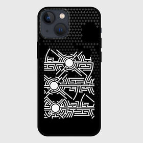 Чехол для iPhone 13 mini с принтом МП (OKO) в Екатеринбурге,  |  | pattern | textures | абстракция | волны | вселенная | геометрия | графика | дизайн | дыра | знак | иероглиф | кибер | киберпанк | космос | крест | лабиринт | линии | лого | луна | око | оригинал | орнамент | панк