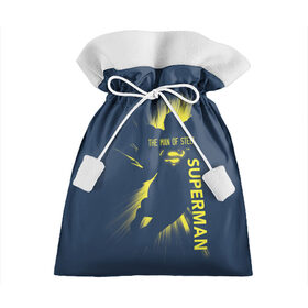 Подарочный 3D мешок с принтом The man of steel в Екатеринбурге, 100% полиэстер | Размер: 29*39 см | Тематика изображения на принте: man | steel | superman | vdzajul | супермен | супермэн