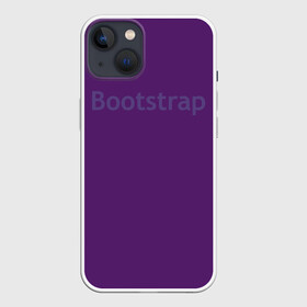 Чехол для iPhone 13 с принтом Bootstrap в Екатеринбурге,  |  | cmyk | css | design | designer | html | illustratork | photoshop | rgb | дезигнер | дизайн | дизанер | ргб