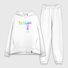 Женский костюм хлопок Oversize с принтом Design Guru в Екатеринбурге,  |  | cmyk | design | designer | illustrator | photoshop | rgb | дезигнер | дизайн | дизанер | ргб