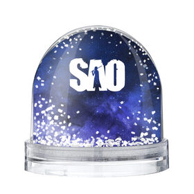 Снежный шар с принтом SAO в Екатеринбурге, Пластик | Изображение внутри шара печатается на глянцевой фотобумаге с двух сторон | anime | sword art online | аниме | кира | манга | мастера меча онлайн