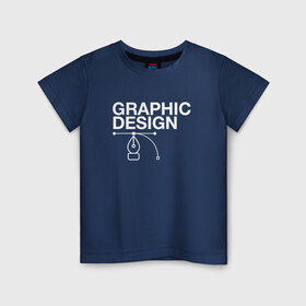 Детская футболка хлопок с принтом Graphic Design в Екатеринбурге, 100% хлопок | круглый вырез горловины, полуприлегающий силуэт, длина до линии бедер | cmyk | design | designer | illustrator | photoshop | rgb | дезигнер | дизайн | дизанер | ргб