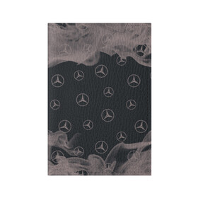 Обложка для паспорта матовая кожа с принтом MERCEDES / МЕРСЕДЕС в Екатеринбурге, натуральная матовая кожа | размер 19,3 х 13,7 см; прозрачные пластиковые крепления | Тематика изображения на принте: amg | auto | bens | benz | logo | merc | mercedes | mercedes benz | mersedes | moto | star | vthctltc | авто | амг | бенц | звезда | класс | лого | логотип | мерин | мерс | мерседес | мерседес бенц | мото | символ | символы | ьуксувуы