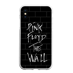 Чехол для iPhone XS Max матовый с принтом PINK FLOYD в Екатеринбурге, Силикон | Область печати: задняя сторона чехла, без боковых панелей | Тематика изображения на принте: pink floyd | the wall | пинк флоид | стена