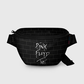 Поясная сумка 3D с принтом PINK FLOYD в Екатеринбурге, 100% полиэстер | плотная ткань, ремень с регулируемой длиной, внутри несколько карманов для мелочей, основное отделение и карман с обратной стороны сумки застегиваются на молнию | pink floyd | the wall | пинк флоид | стена