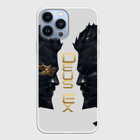 Чехол для iPhone 13 Pro Max с принтом Deus Ex в Екатеринбурге,  |  | adam jensen | cyberpunk | deus ex | eidos montreal | games | human revolution | low poly | mankind divided | square enix | адам дженсен | бог из | игры | киберпанк