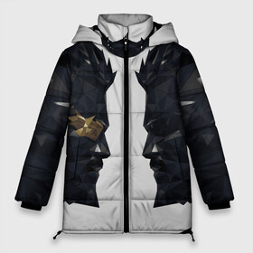 Женская зимняя куртка 3D с принтом Deus Ex(спина) в Екатеринбурге, верх — 100% полиэстер; подкладка — 100% полиэстер; утеплитель — 100% полиэстер | длина ниже бедра, силуэт Оверсайз. Есть воротник-стойка, отстегивающийся капюшон и ветрозащитная планка. 

Боковые карманы с листочкой на кнопках и внутренний карман на молнии | adam jensen | cyberpunk | deus ex | eidos montreal | games | human revolution | low poly | mankind divided | square enix | адам дженсен | бог из | игры | киберпанк