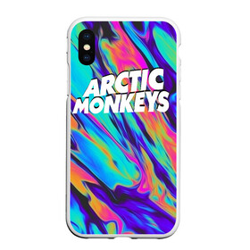 Чехол для iPhone XS Max матовый с принтом ARCTIC MONKEYS в Екатеринбурге, Силикон | Область печати: задняя сторона чехла, без боковых панелей | alex turner | arctic monkeys | rock | алекс тернер | арктик манкис | рок