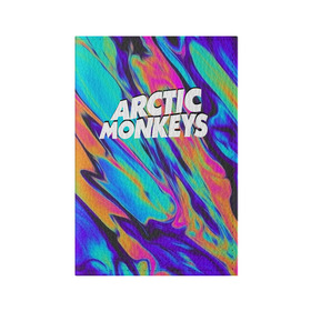 Обложка для паспорта матовая кожа с принтом ARCTIC MONKEYS в Екатеринбурге, натуральная матовая кожа | размер 19,3 х 13,7 см; прозрачные пластиковые крепления | alex turner | arctic monkeys | rock | алекс тернер | арктик манкис | рок