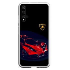 Чехол для Honor 20 с принтом Lamborghini Diverso в Екатеринбурге, Силикон | Область печати: задняя сторона чехла, без боковых панелей | bolide | car | italy | lamborghini | motorsport | power.prestige | автомобиль | автоспорт | болид | италия | ламборгини | мощь | престиж