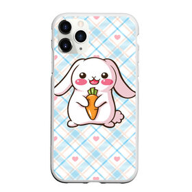 Чехол для iPhone 11 Pro Max матовый с принтом Милый зайка в Екатеринбурге, Силикон |  | веган | вегетарианец | животное | зайцы | зайчик | зайчонок | заяц | кролик | кроль | крольчонок | овощи | пушистик