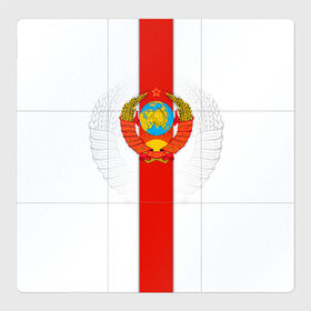 Магнитный плакат 3Х3 с принтом СССР в Екатеринбурге, Полимерный материал с магнитным слоем | 9 деталей размером 9*9 см | ussr | герб | звезда | коммунист | комсомол | кпсс | красный | ленин | лого | логотип | молот | надпись | патриот | республик | ретро | рсфср | серп | символ | снг | советский | советских | социалистических
