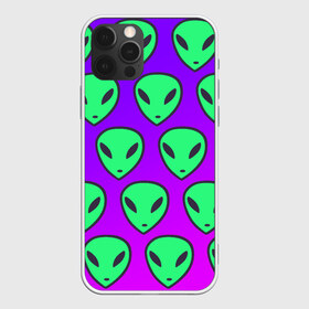 Чехол для iPhone 12 Pro Max с принтом ALIENS в Екатеринбурге, Силикон |  | alien | space | зеленый | космос | нло | пришелец