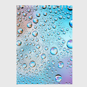 Скетчбук с принтом Капли голубой роса стекло вода в Екатеринбурге, 100% бумага
 | 48 листов, плотность листов — 100 г/м2, плотность картонной обложки — 250 г/м2. Листы скреплены сверху удобной пружинной спиралью | Тематика изображения на принте: вода | градиент | для всех | дождь | капли | летний | на каждый день | обычный | окно | поверхность | повседневный | размытость | роса | стекло