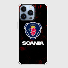 Чехол для iPhone 13 Pro с принтом Scania в Екатеринбурге,  |  | scania | автобус | грузовик | дальнобой | дальнобойщик | лев | скания | фура | шведское авто