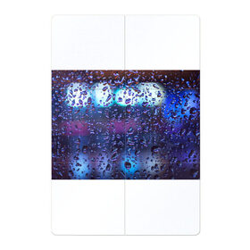 Магнитный плакат 2Х3 с принтом Капли на стекле макро в Екатеринбурге, Полимерный материал с магнитным слоем | 6 деталей размером 9*9 см | брызги | вода | градиент | дождь | капли | макро | поверхность | повседневный | роса | стекло | текстура